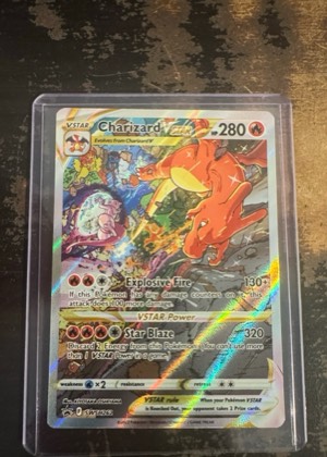 Charizard VSTAR - SWSH262, graded 9.0