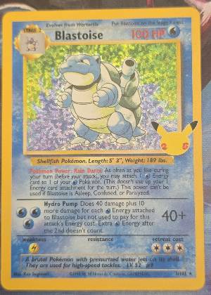 Blastoise, graded 9.0
