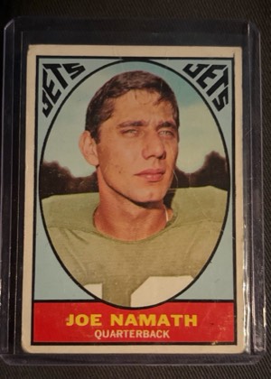 Joe Namath, graded 5.0