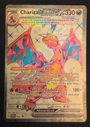 Charizard ex, graded 9.0