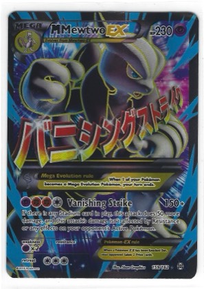 M Mewtwo EX (159 Full Art), graded 8.5