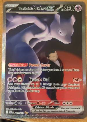 Team Rocket's Mewtwo ex - 281/217 graded 9