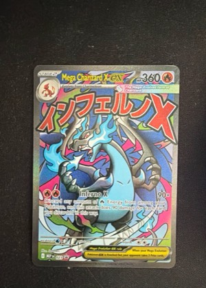 Mega Charizard X ex, graded 9.5