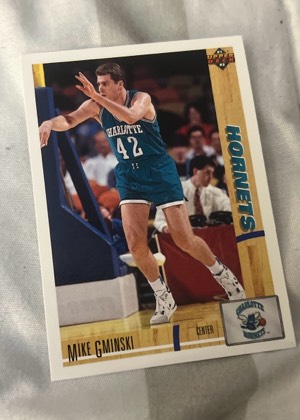Mike Gminski, graded 9.0