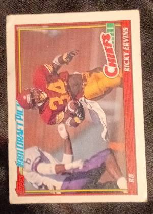 Ricky Ervins, graded 5.0