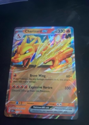 Charizard ex graded 8