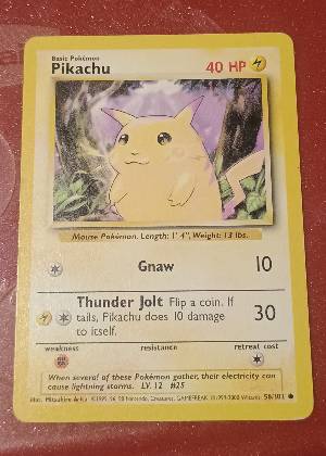 Pikachu graded 8
