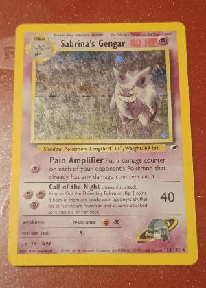 Sabrina's Gengar graded 8
