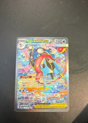 Mega Greninja ex, graded 9.0