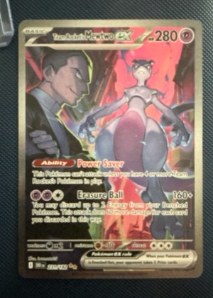 Team Rocket's Mewtwo ex, graded 9.0