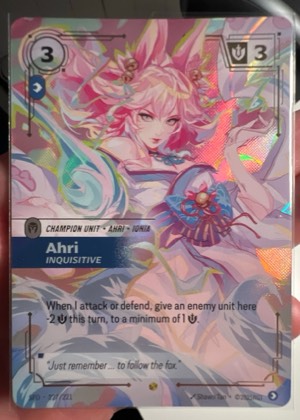 Ahri, Inquisitive (Overnumbered), graded 7.5