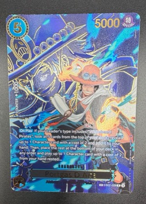 Portgas.D.Ace - EB02-028 (SP), graded 9.0