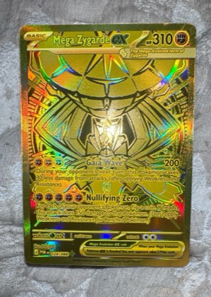 Mega Zygarde ex - 124/088 graded 9.5