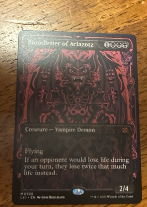 Bloodletter of Aclazotz (Borderless), graded 9.0
