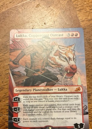 Lukka, Coppercoat Outcast, graded 9.0