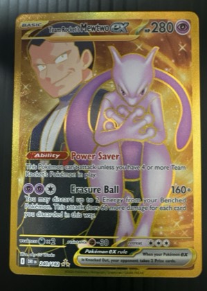 Team Rocket's Mewtwo ex - 240/182 graded 9