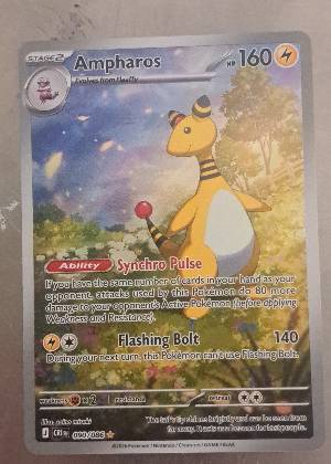Ampharos, graded 9.0