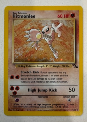Hitmonlee (7), graded 7.0