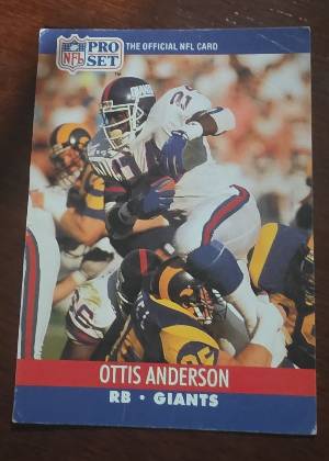 Ottis Anderson, graded 5.0
