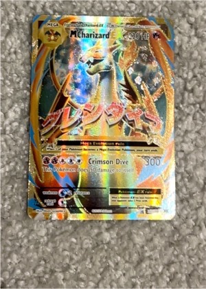 M Charizard EX (Y), graded 9.0