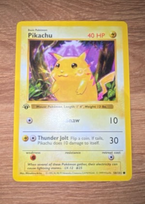 Pikachu, graded 9.0