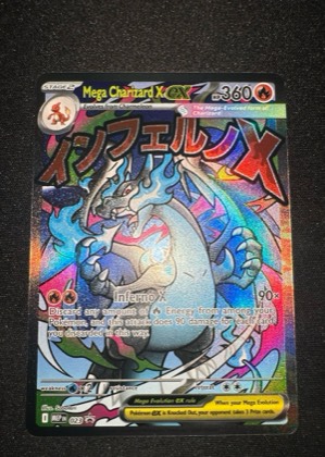 Mega Charizard X ex, graded 9.0