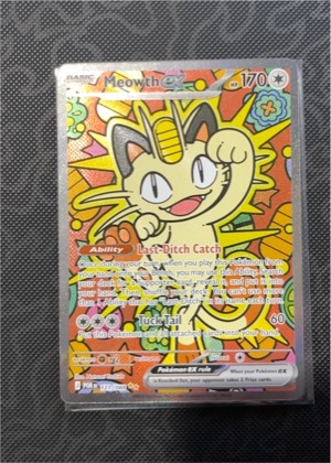 Meowth ex - 121/088 graded 8