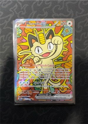 Meowth ex - 121/088 graded 7