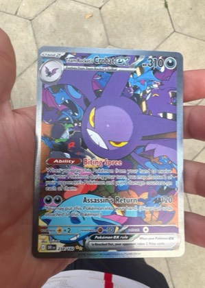 Team Rocket's Crobat ex - 234/182 graded 9