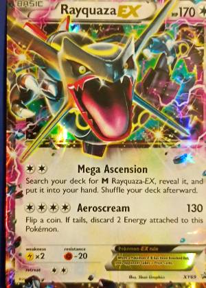 Rayquaza EX (Shiny), graded 7.5