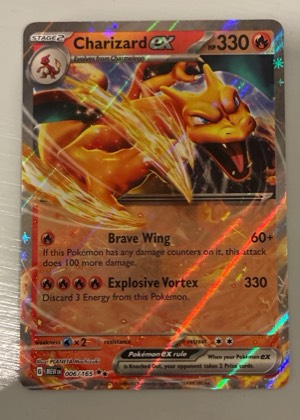 Charizard ex graded 9