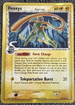 Deoxys (Delta Species - Speed Forme), graded 9.0