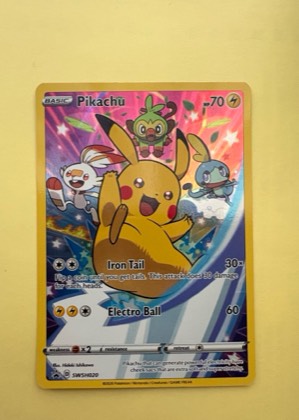 Pikachu - SWSH020, graded 9.0