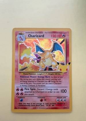Charizard graded 8