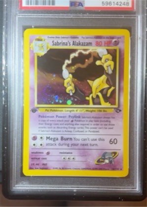 Sabrina's Alakazam, graded 7.5