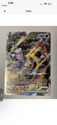 Mewtwo VSTAR, graded 9.0