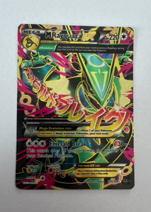 M Rayquaza EX (105 Full Art), graded 8.0