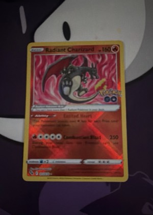 Radiant Charizard, graded 7.5