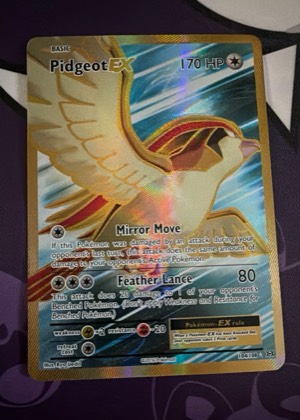 Pidgeot EX (Full Art), graded 9.0