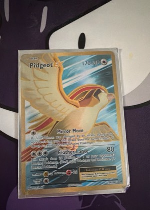 Pidgeot EX (Full Art), graded 9.0