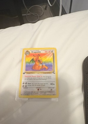 Dragonite (19), graded 7.5