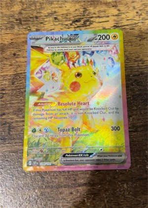 Pikachu ex, graded 9.0