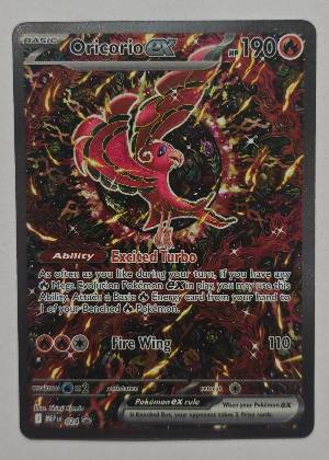 Oricorio ex - 024, graded 9.5