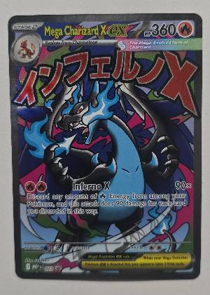Mega Charizard X ex - 023, graded 9.0