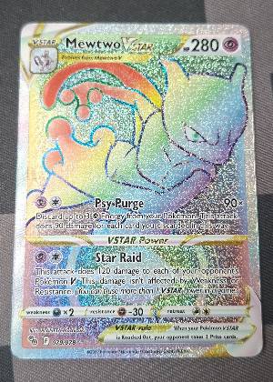 Mewtwo VSTAR (79) (Secret), graded 5.5