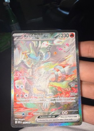 Reshiram ex, graded 9.0