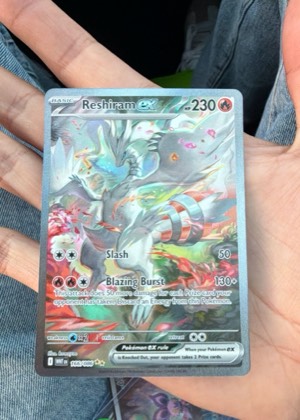 Reshiram ex, graded 9.0