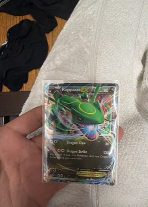 Rayquaza EX, graded 8.0