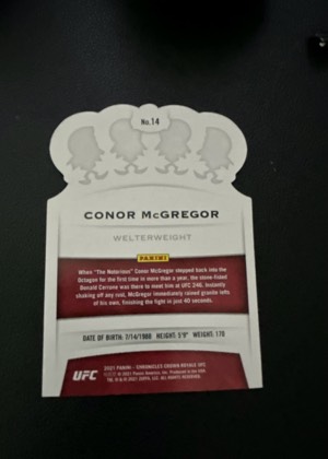 Conor McGregor, graded 9.0