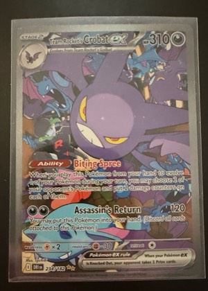 Team Rocket's Crobat ex, graded 9.0